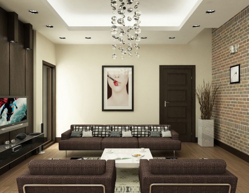 20 Desain Interior Rumah Warna Coklat yang Mewah