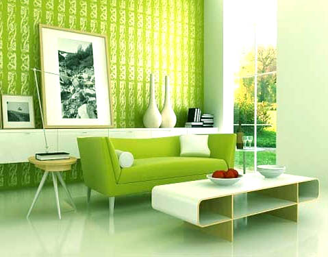 10 Desain Interior Rumah Minimalis Nuansa Hijau