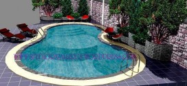 12 ide segar desain kolam taman minimalis