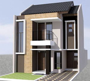 desain rumah minimalis type 45 2 lantai