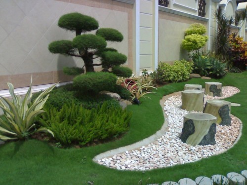 Taman rumah minimalis modern (1)