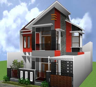 Desain Rumah Minimalis Modern 2 Lantai (13)