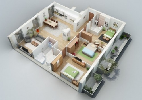 Model Rumah Minimalis 1 Lantai 3 kamar (4)